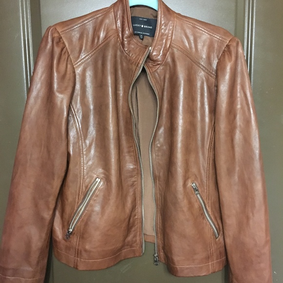 Lucky Brand Jackets & Blazers - Brown Leather Jacket Lucky Brand Jackets & Blazers - Brown Leather Jacket